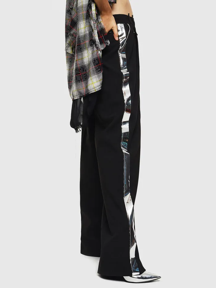 Diesel Trousers and Shorts Womens PMALIKA Black Gift for Friend