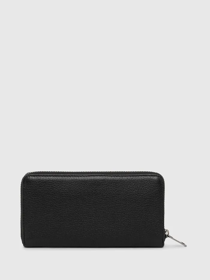 Diesel Wallets Mens 24 ZIP Black On Sale