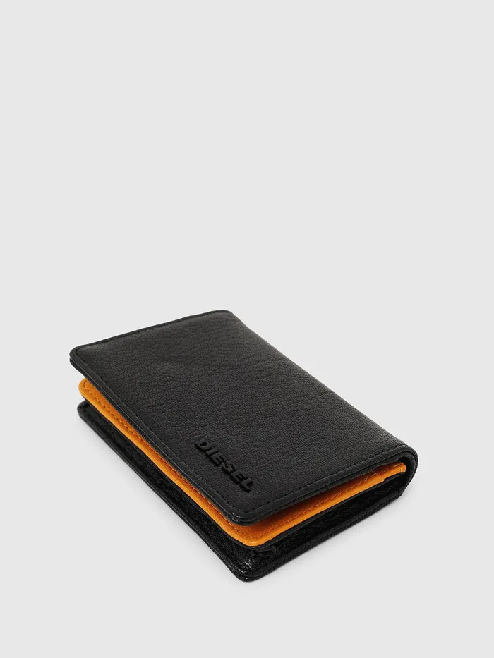 Diesel Wallets Mens DUKEZ BlackOrange Online