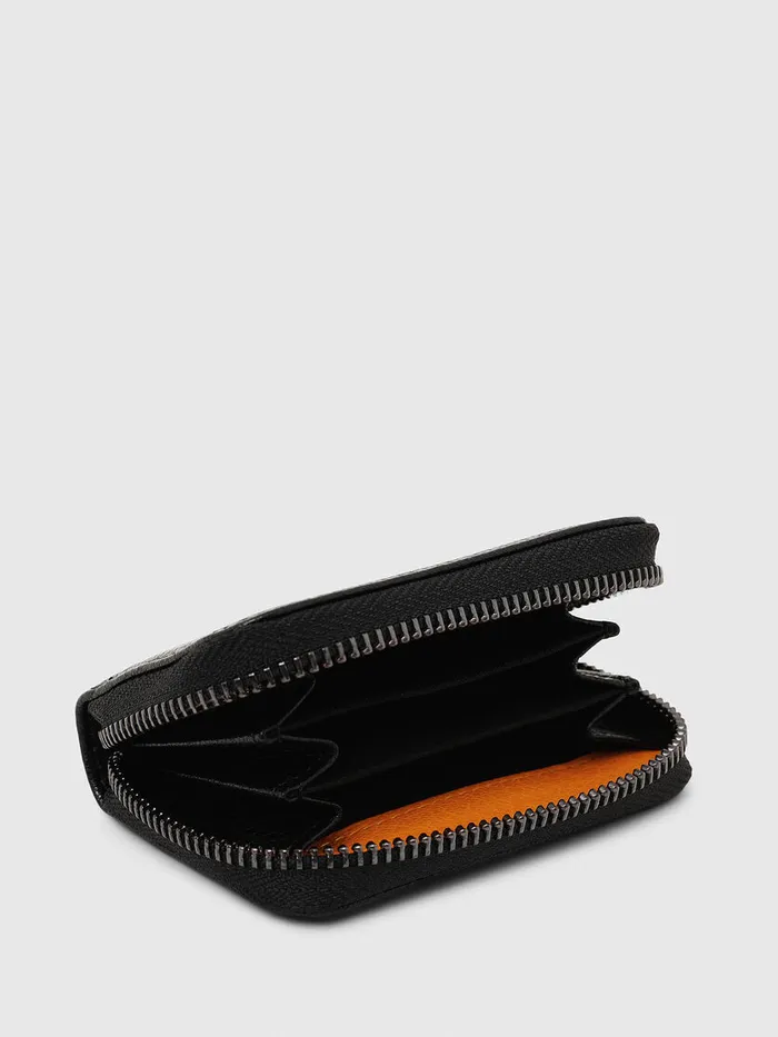 Diesel Wallets Mens JAPAROUND BlackOrange For Sale