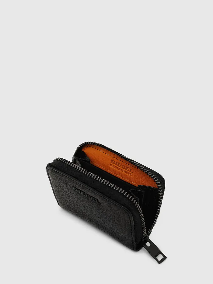 Diesel Wallets Mens JAPAROUND BlackOrange For Sale
