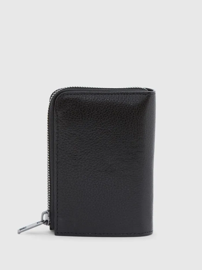 Diesel Wallets Mens L12 ZIP BlackBlue For Sale