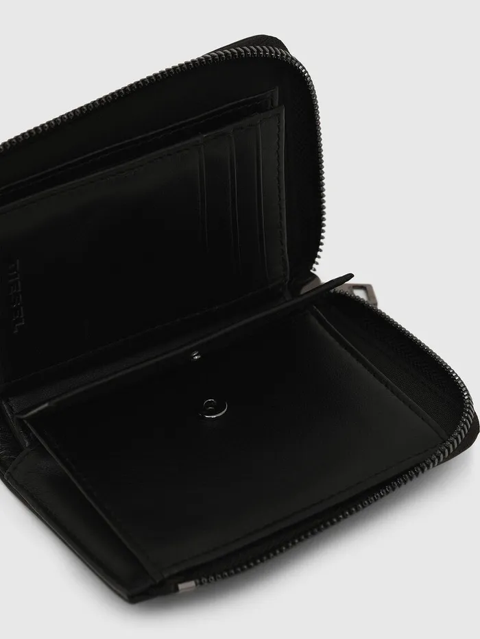 Diesel Wallets Mens L12 ZIP BlackBlue Gift Ideas