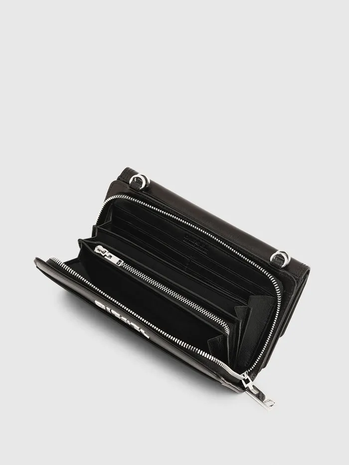 Diesel Wallets Womens DUPLET LCLT Black For Sale