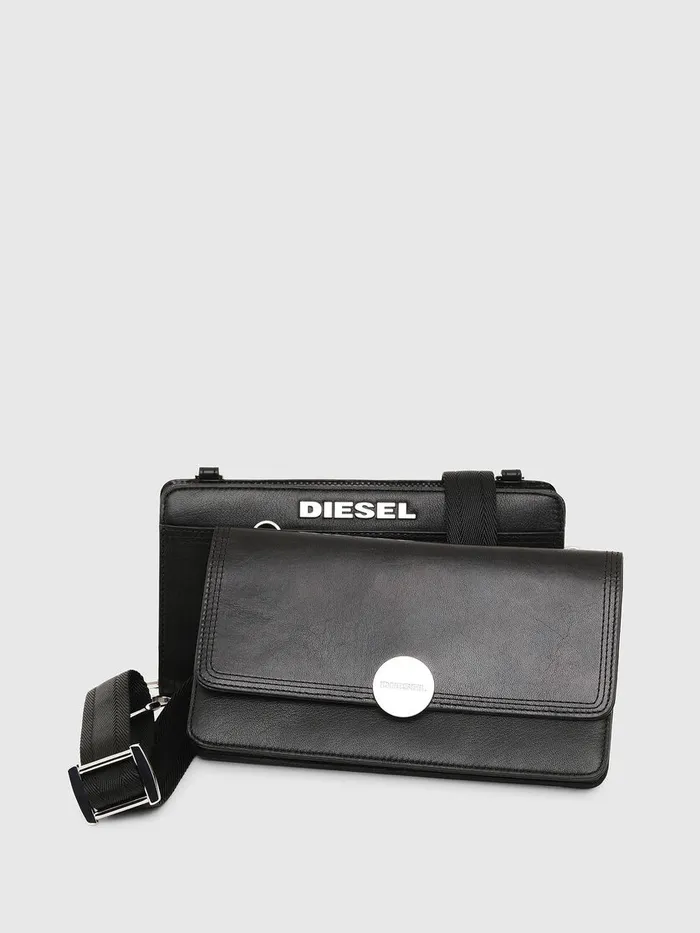 Diesel Wallets Womens DUPLET LCLT Black For Sale