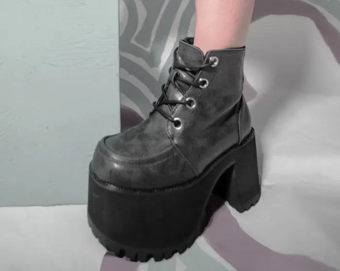 Distressed Ankle Nosebleed Boot TUK Shoes Women TUK Shoes Boots Distressed Ankle Nosebleed Boot TUK Shoes Women TUK Shoes Boots