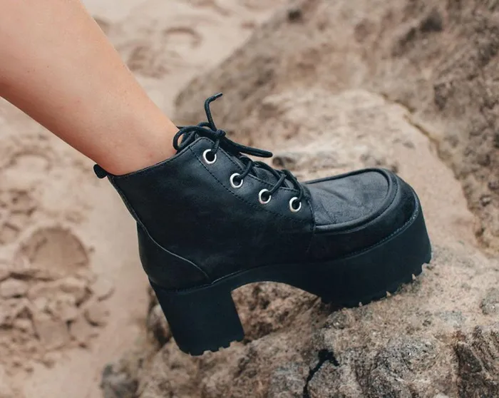 Distressed Ankle Nosebleed Boot TUK Shoes Women TUK Shoes Boots Distressed Ankle Nosebleed Boot TUK Shoes Women TUK Shoes Boots