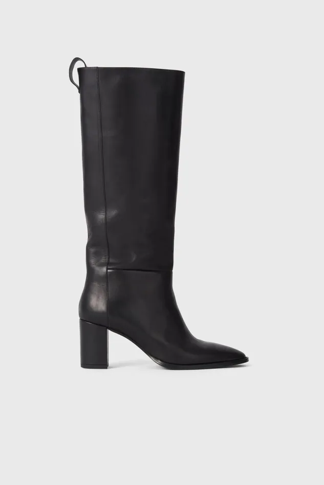 Dolores Kneehigh Boots Black Women Rodebjer Shoes