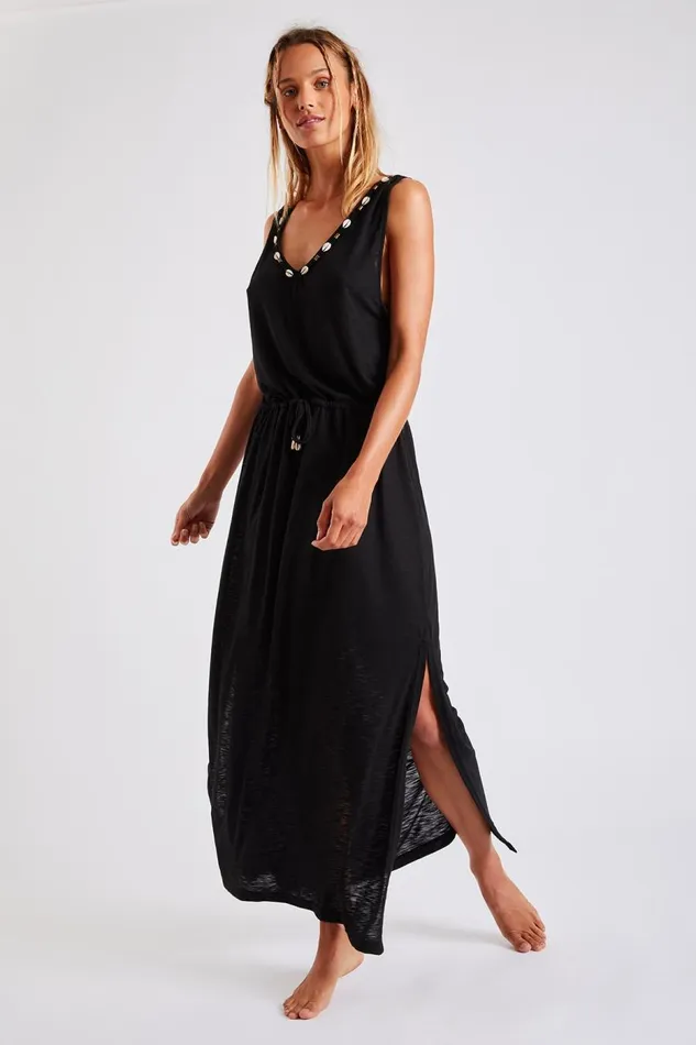 Dress Black 8211 ERMAN CARAIVA Black Women Banana Moon Dresses