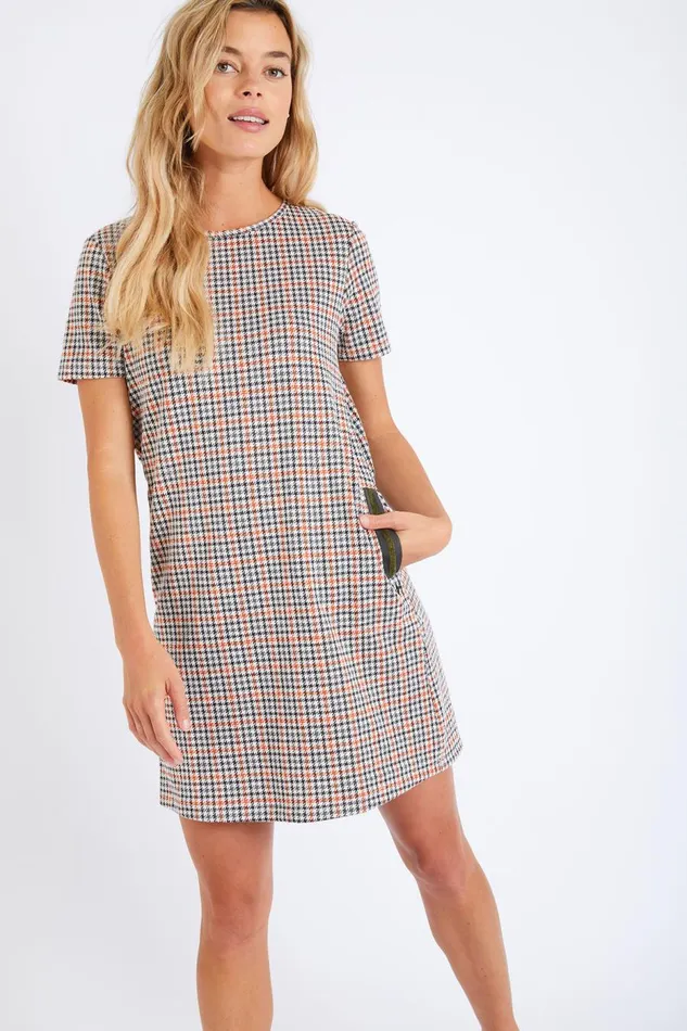 Dress Grey 8211 LOANE BATILAND Grey Women Banana Moon Dresses