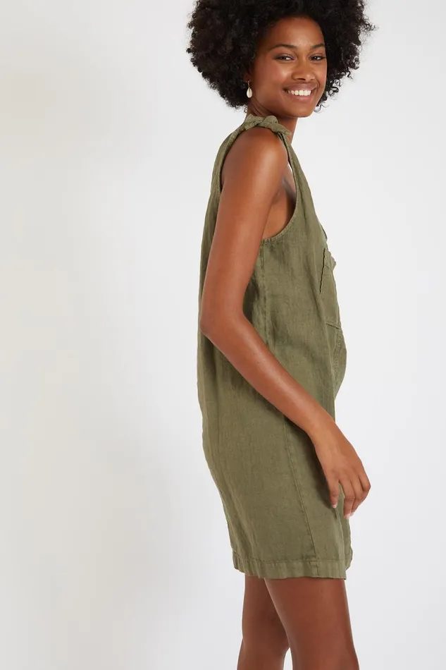 Dress Khaki 8211 MEDWAY HAWSTON Khaki Women Banana Moon Dresses