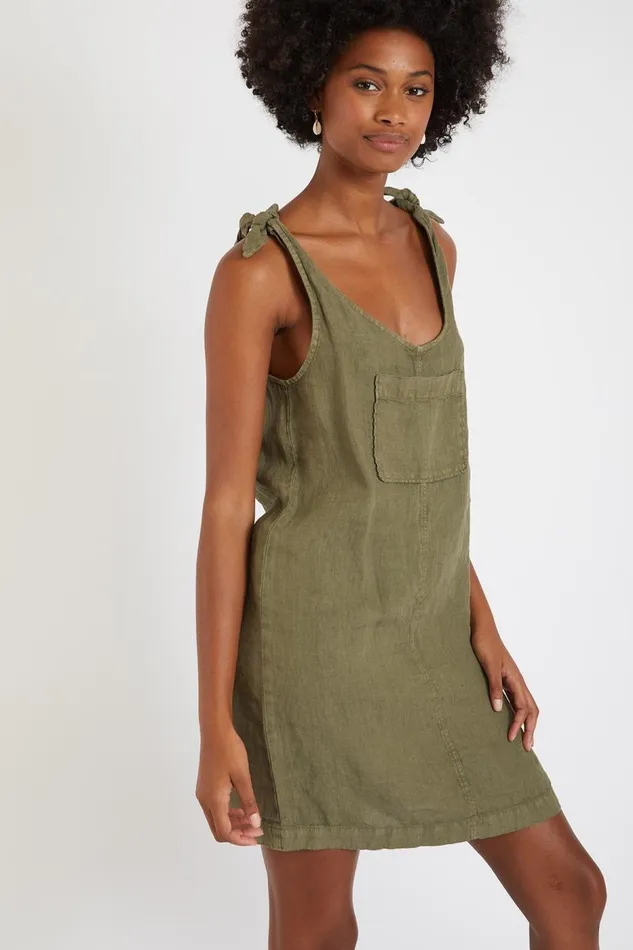 Dress Khaki 8211 MEDWAY HAWSTON Khaki Women Banana Moon Dresses