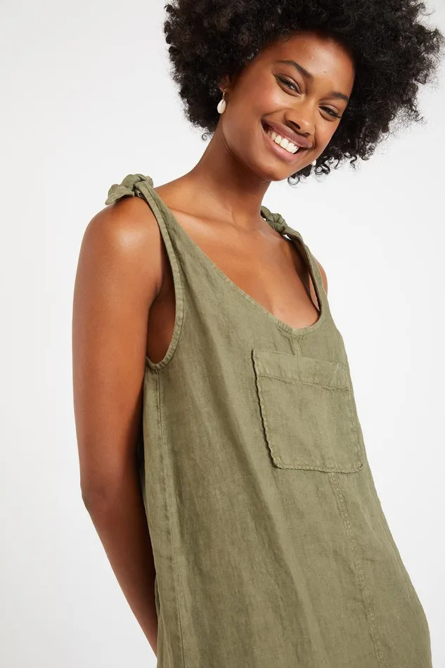 Dress Khaki 8211 MEDWAY HAWSTON Khaki Women Banana Moon Dresses