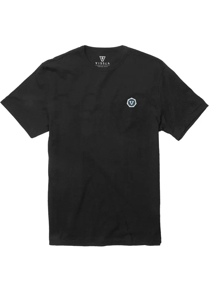 Eco Tees Men Vissla Seven Seas Organic Tee Phantom