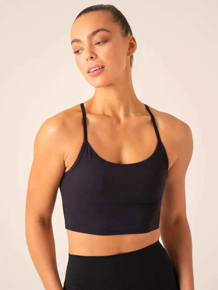 Embody Compression Tank Bra 8211 Black Women Ryderwear Tops