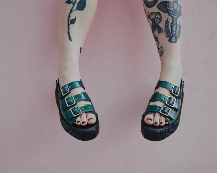 Emerald Metallic 3Buckle Mondo Sandal Women TUK Shoes Sandals Emerald Metallic 3Buckle Mondo Sandal Women TUK Shoes Sandals