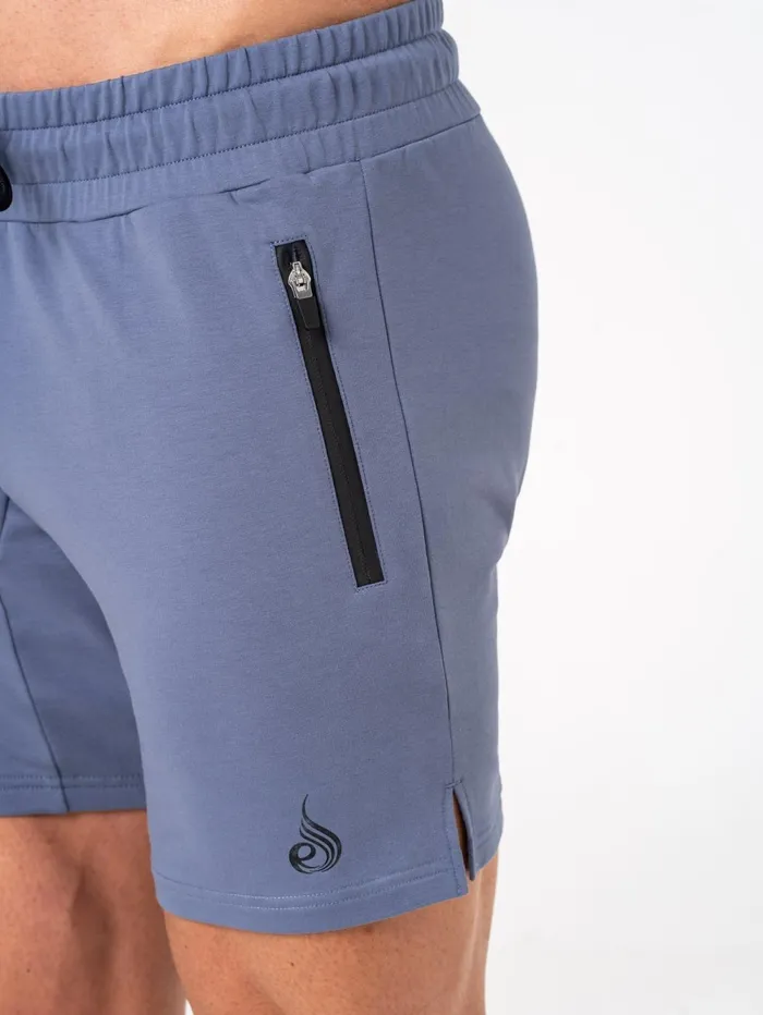 Endurance Track Shorts 8211 Denim Blue Men Ryderwear Gym Shorts