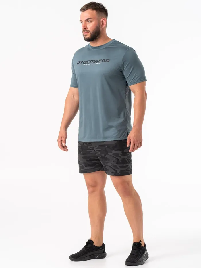 Energy Mesh Shorts 8211 Black Camo Men Ryderwear Gym Shorts