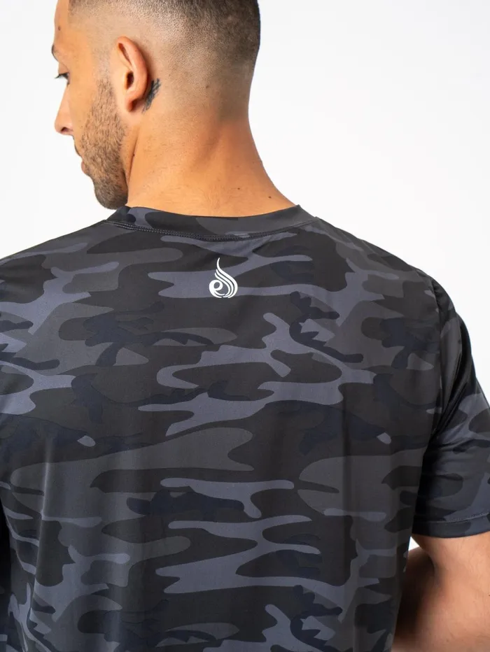 Energy TShirt 8211 Black Camo Men Ryderwear TShirts
