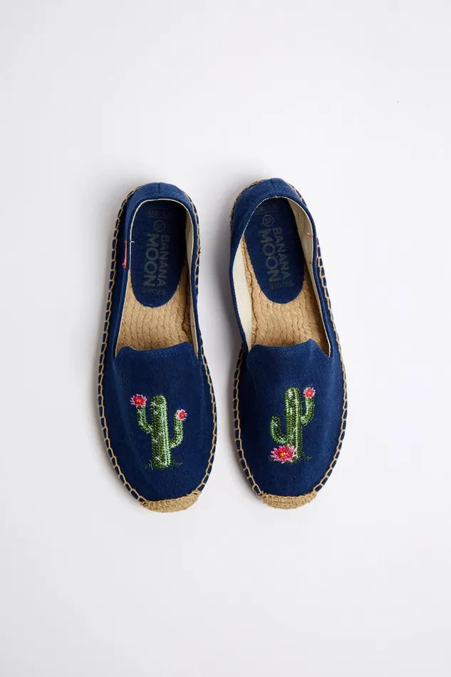 Espadrilles Slip On Navy 8211 OZZIE ESPADRILLE Navy Women Banana Moon Shoes