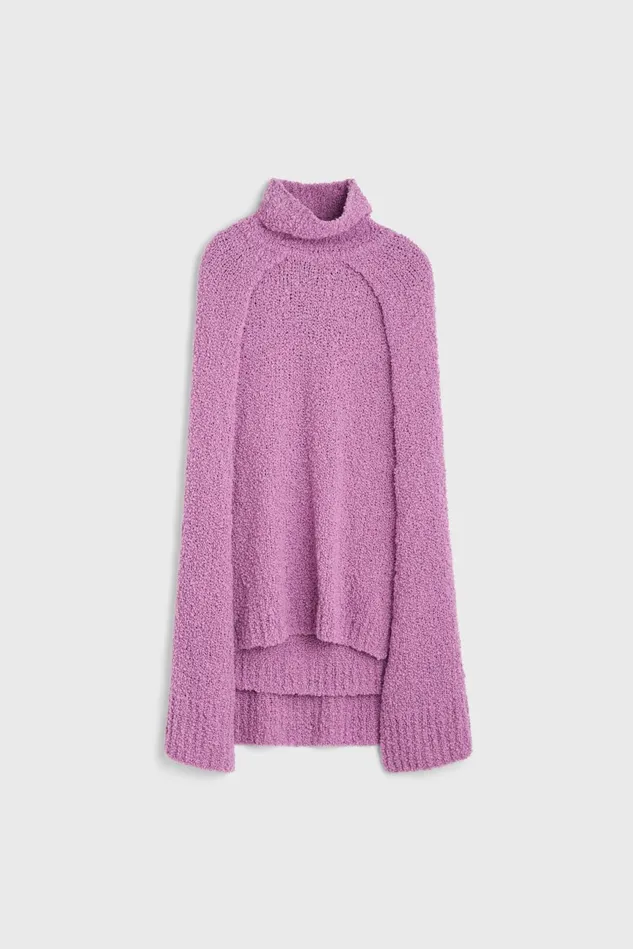 Evante Knitted Sweater Purple Cream Women Rodebjer Knitwear
