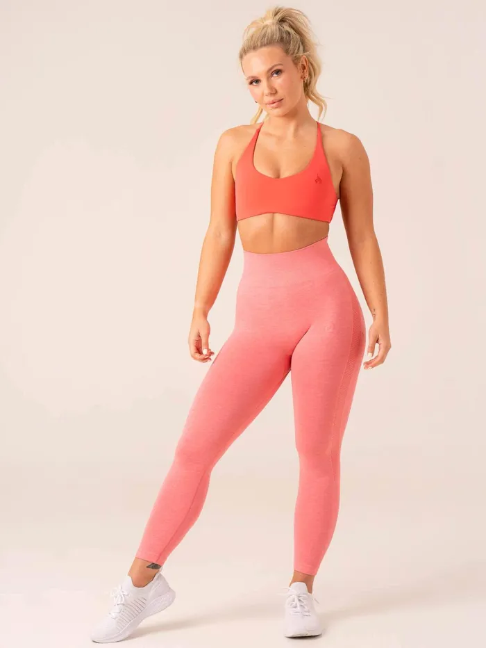 Evolve Seamless Leggings 8211 Coral Marl Women Ryderwear Leggings