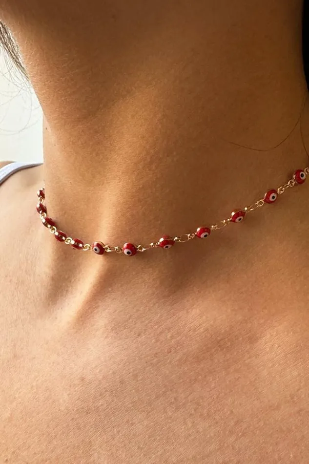 Eyes Necklace Women Subdued Accessories