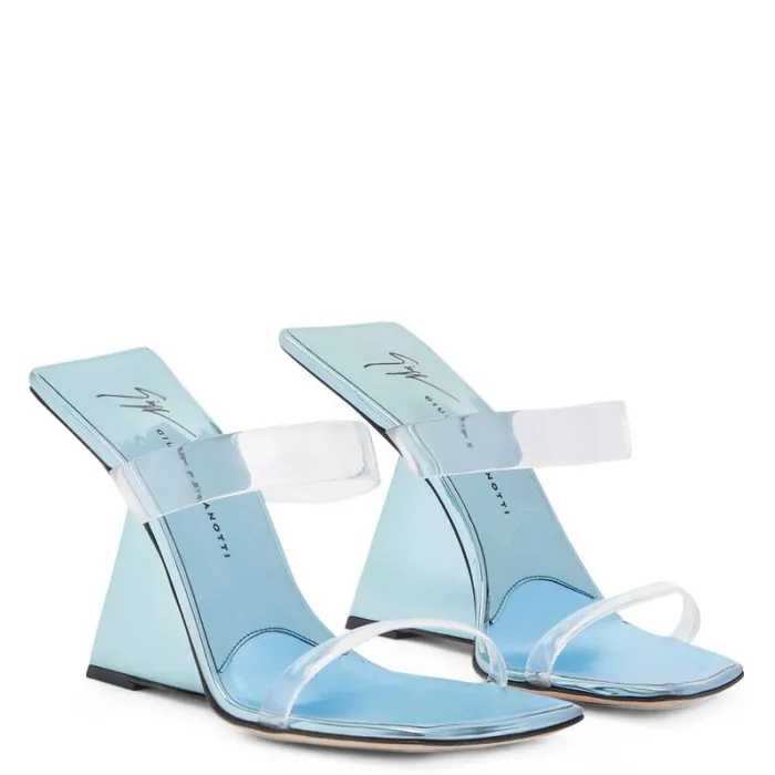 Florance Plexi Blue Women Giuseppe Zanotti Sandals