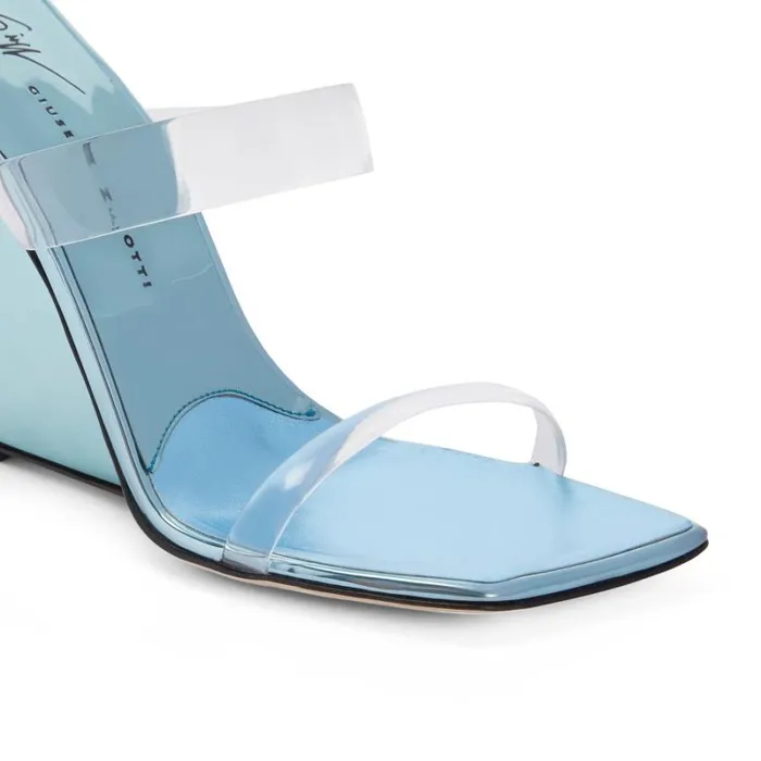 Florance Plexi Blue Women Giuseppe Zanotti Sandals