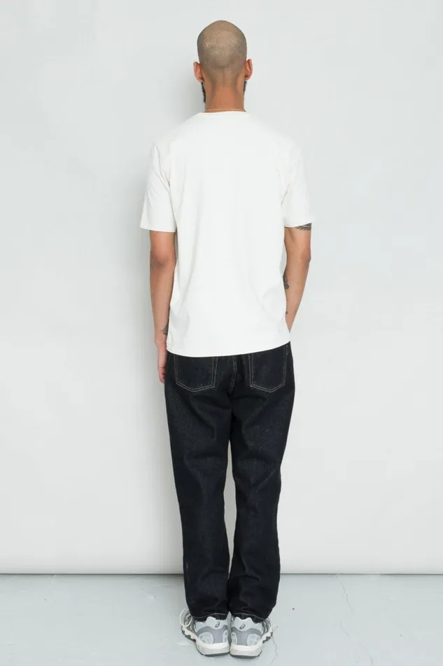 Folk Clothing 5 Pocket Trouser 8211 Black Washed Denim Mens Trousers