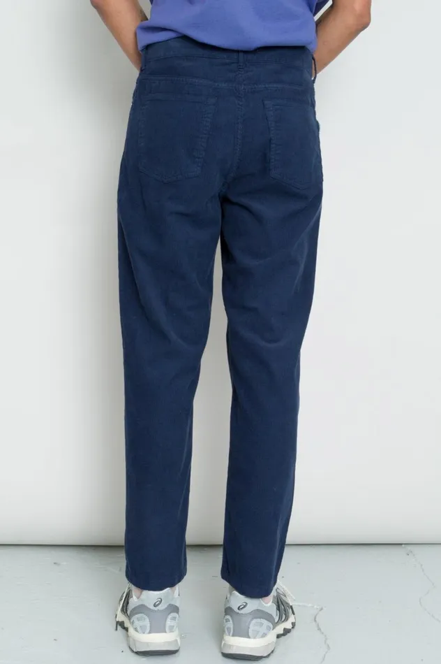 Folk Clothing 5 Pocket Trouser 8211 Washed Ink Cord Mens Trousers