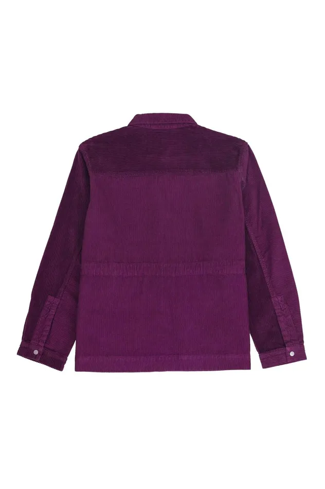 Folk Clothing Assembly Jacket 8211 Directional Cord Wine Womens Outerwear