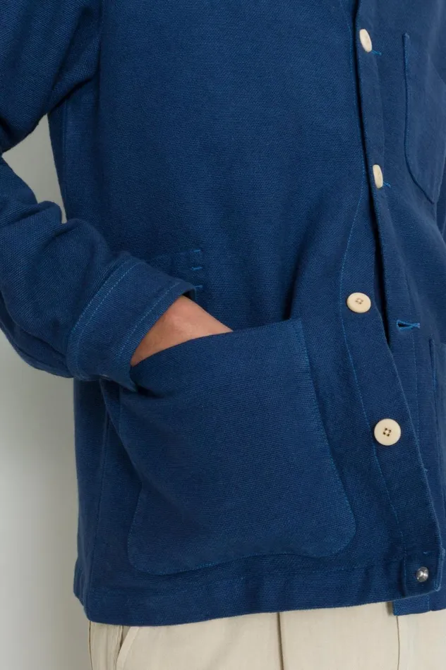 Folk Clothing Assembly Jacket 8211 Indigo Blue Mens Outerwear