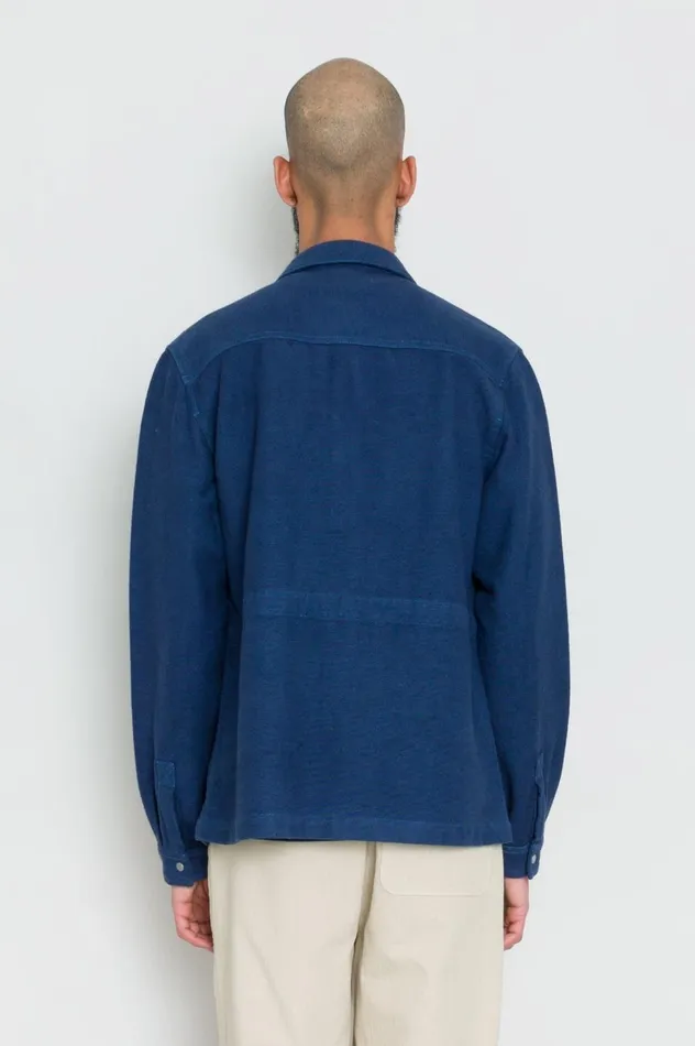 Folk Clothing Assembly Jacket 8211 Indigo Blue Mens Outerwear