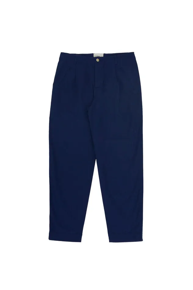 Folk Clothing Assembly Pant 8211 Navy Ripstop Mens Trousers