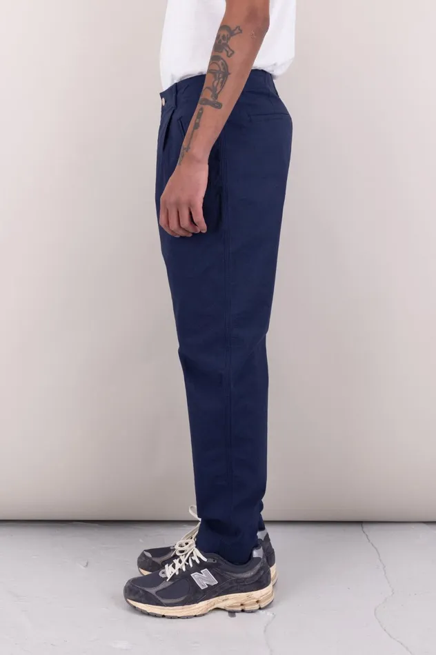 Folk Clothing Assembly Pant 8211 Navy Ripstop Mens Trousers