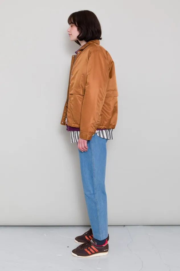 Folk Clothing Blouson 8211 Caramel Nylon Womens Outerwear
