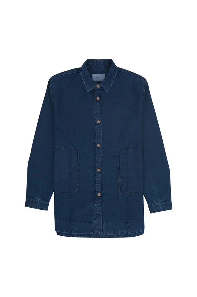 Folk Clothing Boyfriend Shirt 8211 Light Weight Denim Womens Shirting