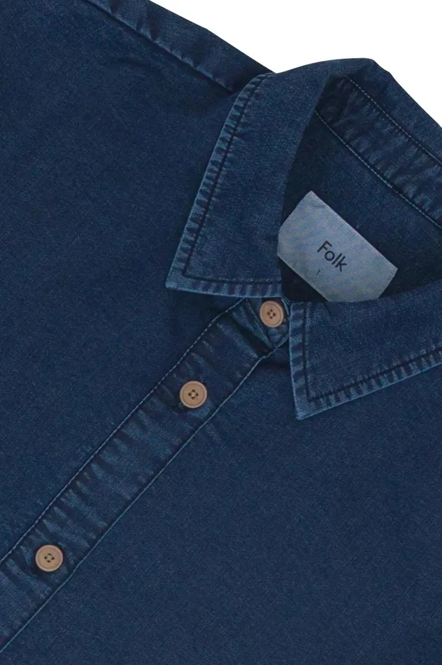 Folk Clothing Boyfriend Shirt 8211 Light Weight Denim Womens Shirting