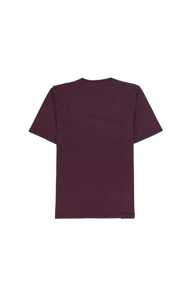 Folk Clothing Contrast Sleeve TShirt 8211 Black Cherry Mens TShirts
