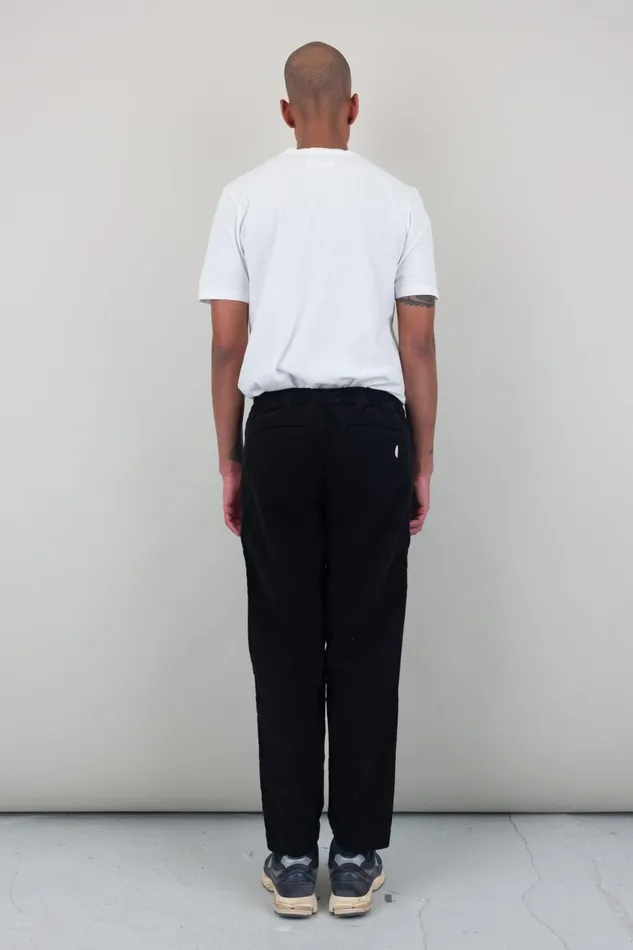 Folk Clothing Drawcord Assembly Pant 8211 Black Moleskin Mens Trousers
