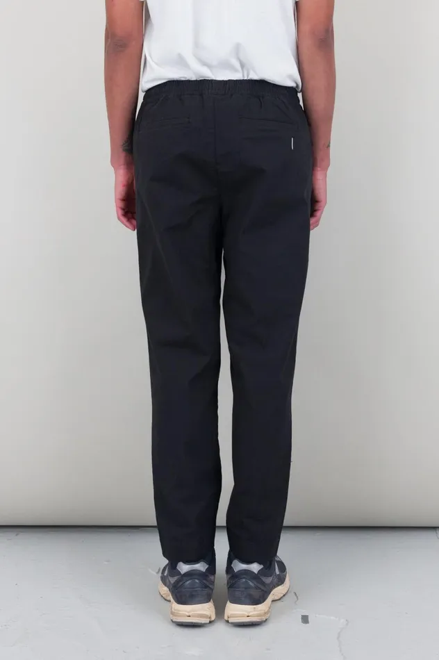 Folk Clothing Drawcord Assembly Pant 8211 Black Ripstop Mens Trousers