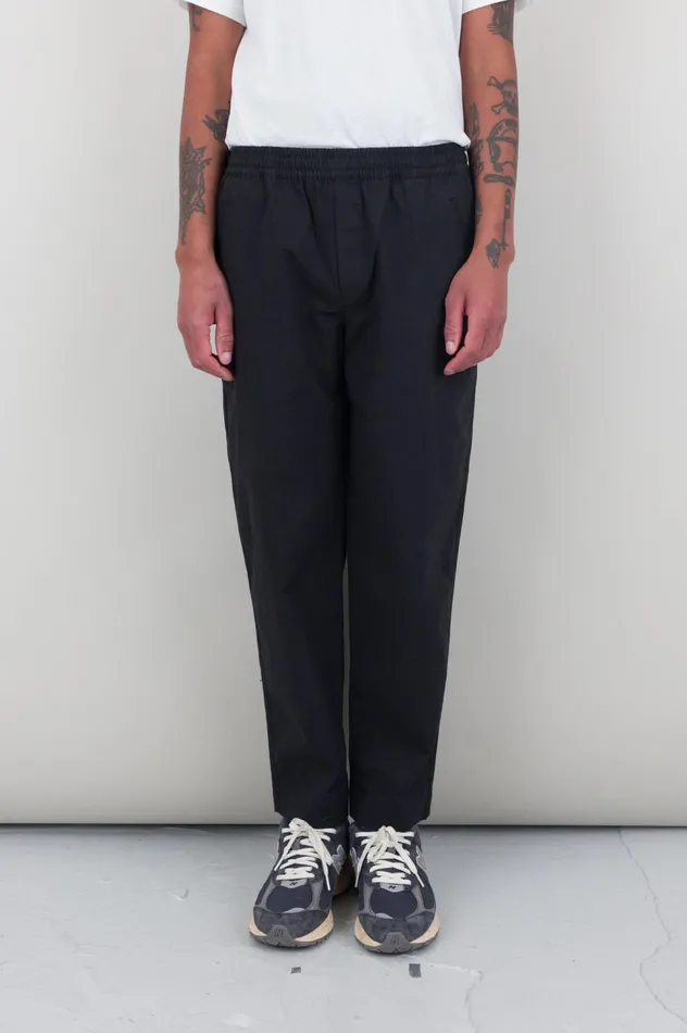 Folk Clothing Drawcord Assembly Pant 8211 Black Ripstop Mens Trousers