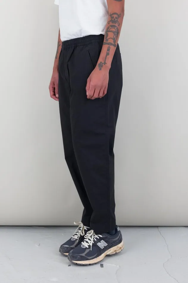 Folk Clothing Drawcord Assembly Pant 8211 Black Ripstop Mens Trousers