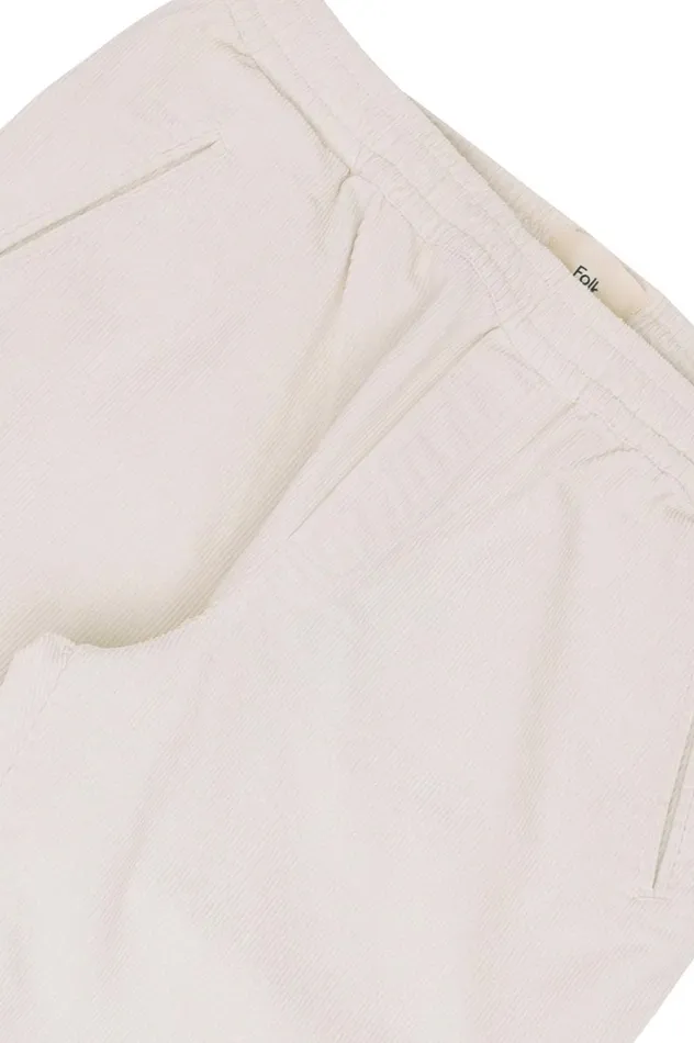 Folk Clothing Drawcord Assembly Pant 8211 Oat Cord Mens Trousers