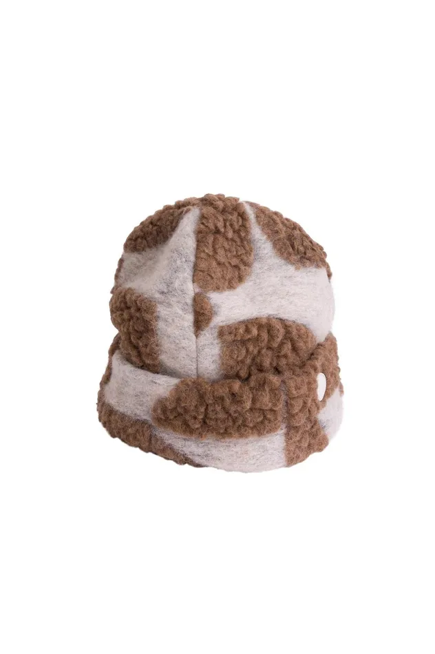 Folk Clothing Fleece Beanie 8211 Tile Jacquard KG Mens Fleece