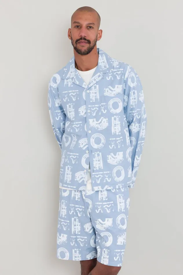 Folk Clothing Loungewear Shirt 8211 Icon Print KG Mens Shirts