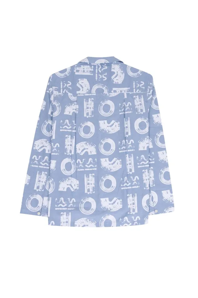 Folk Clothing Loungewear Shirt 8211 Icon Print KG Mens Shirts