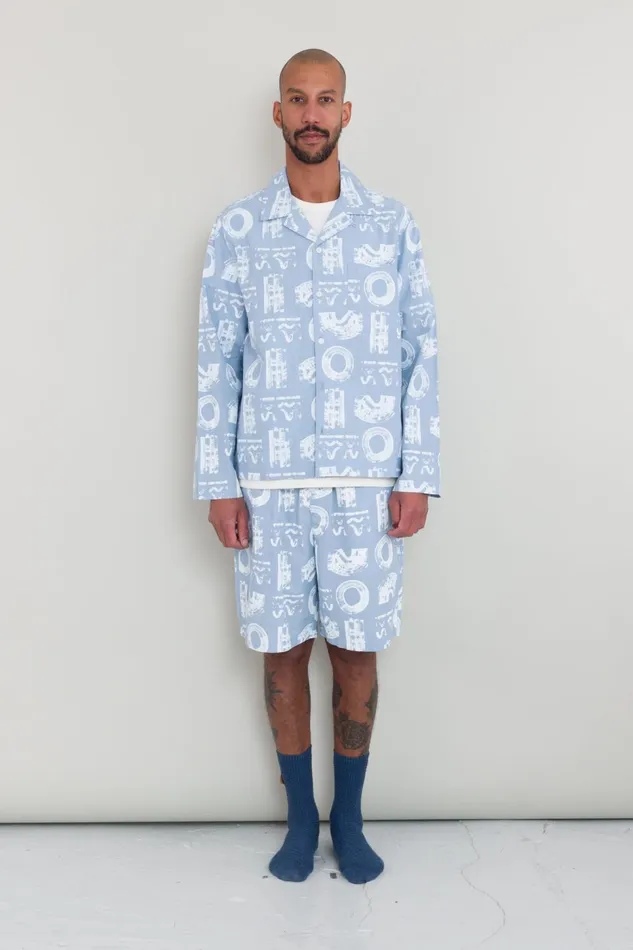 Folk Clothing Loungewear Shirt 8211 Icon Print KG Mens Shirts
