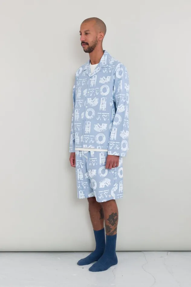Folk Clothing Loungewear Shirt 8211 Icon Print KG Mens Shirts